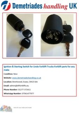Ignition & Starting Switch for