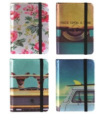 Notebook Fashion Pattern B7 Ruled Small Pocket Notebook Hardback Cover Diary pad