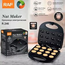 Electric Walnut Cake Waffle Maker With Nuts 12 Holes
