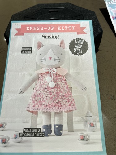 Dress kitty soft toy sewing - dress-up,