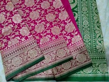 Indian Bengali Katan Banarasi Saree Sari