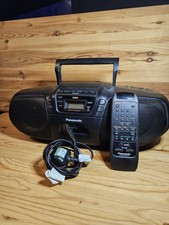 Panasonic RX-DS25 Portable Stereo Cassette/Radio CD System,Boombox Fully Tested