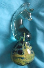 Vintage Mdina Glass Sea Horse