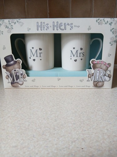 And mrs ceramic mugs - mrs, set