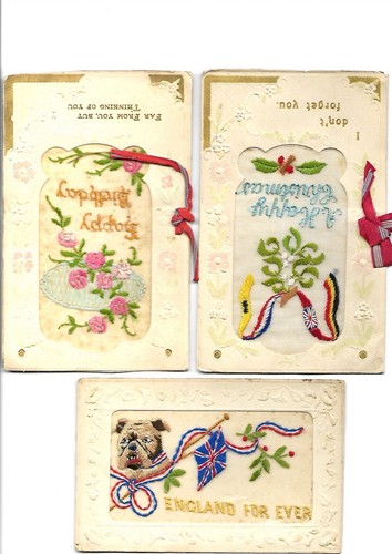 Antique embroidered silk - antique,