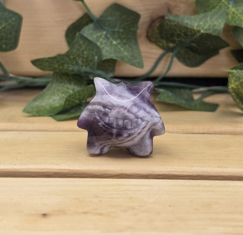 Stunning dream amethyst carved - amethyst,