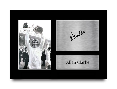 Allan clarke signed leeds - signed,