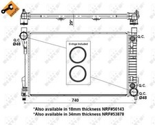NRF Radiator for Mercedes Benz