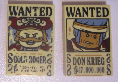 Lego one piece wanted - piece, x