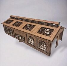 Laser Cut Model Railway Engine House kit - Scenery 1:76 OO gauge