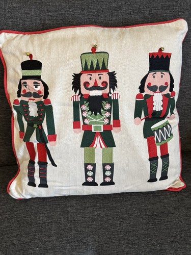 Christmas nutcracker cushion - christmas,