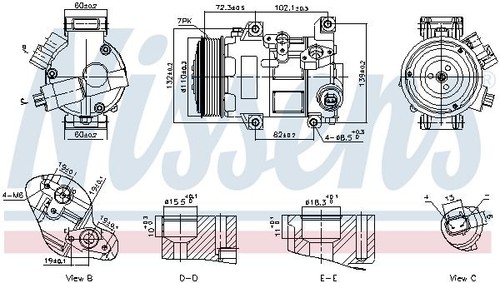 Compressor air conditioning - air,
