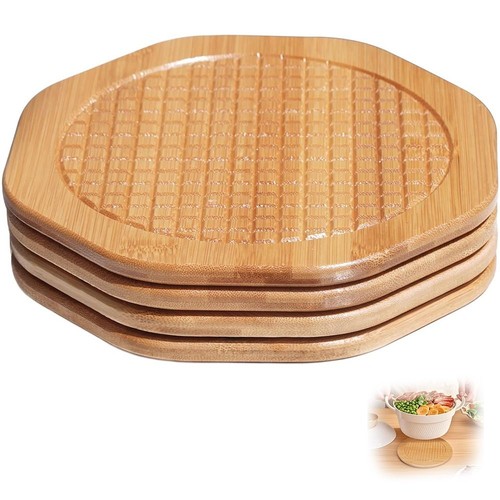 Thick bamboo trivets kitchen - thick,