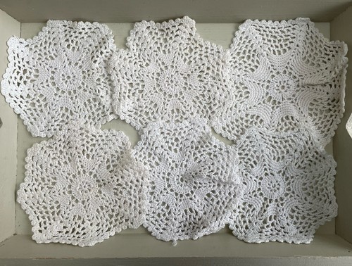 6pcs cream off - cream/off-white, vintage
