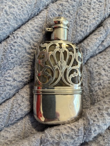 Sterling silver flask very - silver,