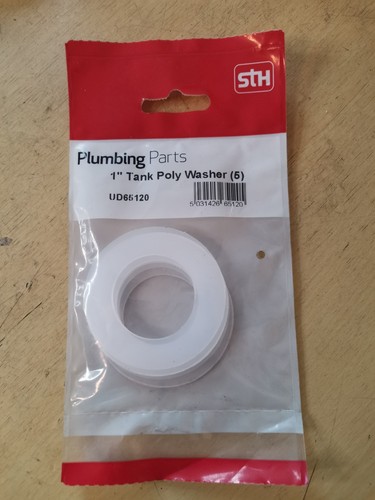 Tank poly washers - 1", 5pk