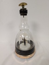 1950's Vintage Musical Glass Bottle Decanter with Dancing Couple