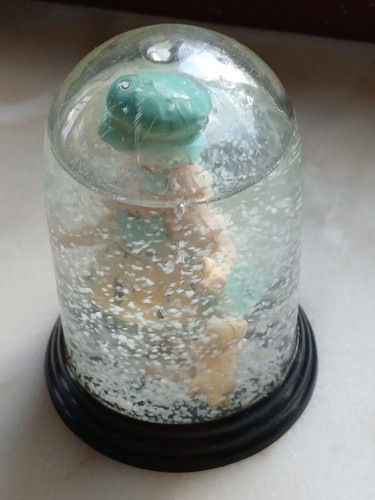 Vintage snow globe made - snow,