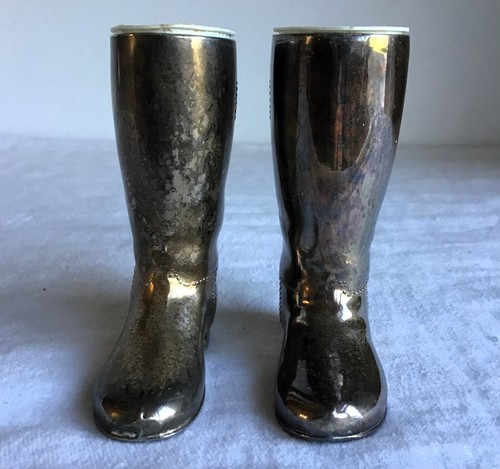 Vintage pair silver plated - pair, of