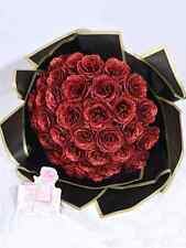12 6PCS Glitter Rose Bouquet