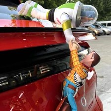 Hanging Toy Story Buzz Lightyear Saves Sherif Woody Car Dolls Exterior Decor New