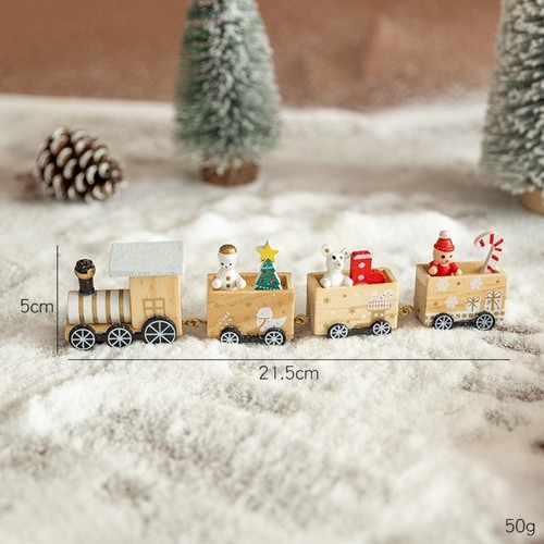 Wooden train set 4pcs - 4pcs, for