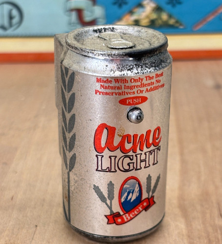 Vtg acme light beer - beer, can