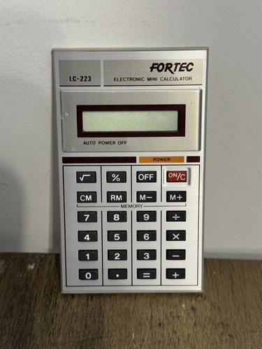 Pocket calculator fortec - pocket,
