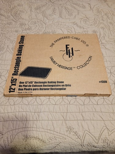 Pampered chef stoneware 12x15 - chef,