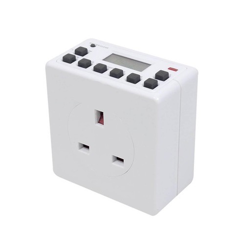 Plug timer hour white - plug,