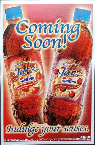 Diet pepsi jazz glass cooler - diet,