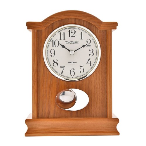 Pendulum mantel clock oak - pendulum,