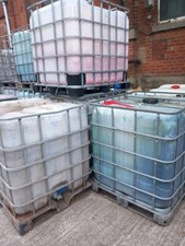 IBC TANKS WITH CAGES WASTE