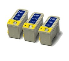 3x Black Compatible (non-OEM) Ink Cartridges to replace T007