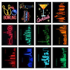 Neon Prints Retro Metal
