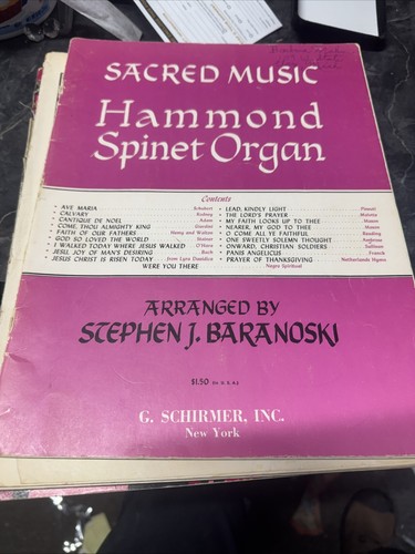 Sacred music for hammond - music,