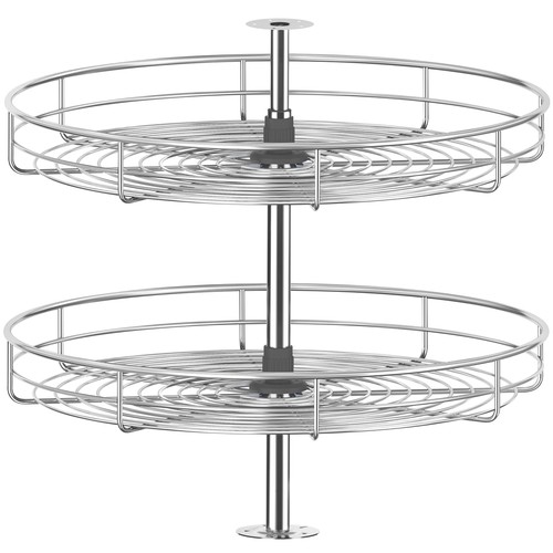 Chrome corner cabinet - 18", lazy