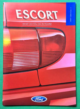 1997 FORD ESCORT Brochure inc GTi Si Hatch Saloon Cabrio Estate Colours MINT