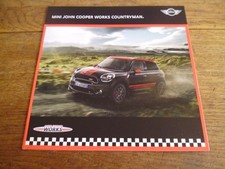 MINI JOHN COOPER WORKS COUNTRYMAN BROCHURE 2012