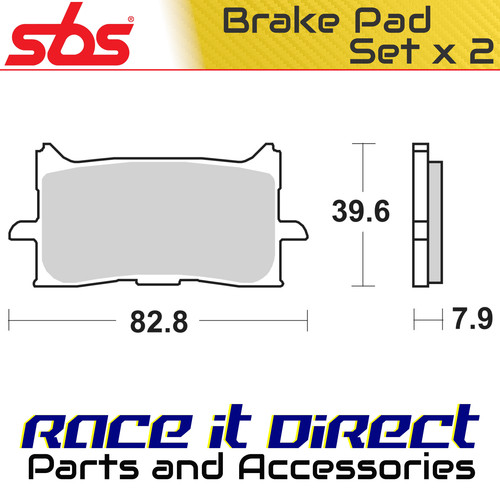 Brake pads for honda - pads, 750