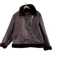 Phase Eight Jacket Size UK 16 Dark Berry Polyamide Aviator With Tags Preloved