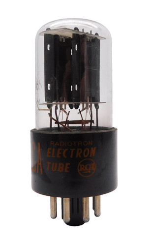 Rca 6sn7gtb valve - valve, black