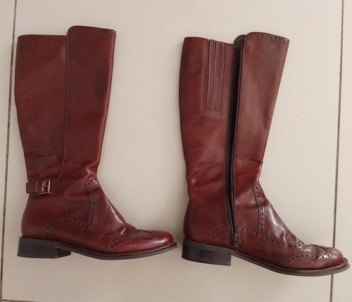 2000 clarkes flat brown - clarkes,