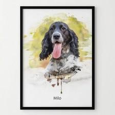 Personalised Watercolour Pet