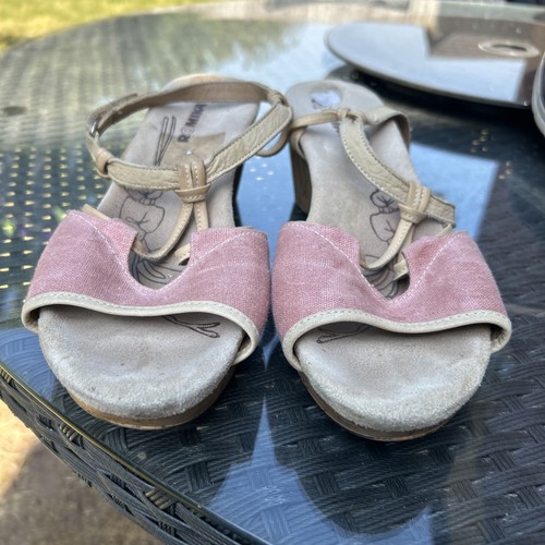 Ladies pale rose sandals - rose,