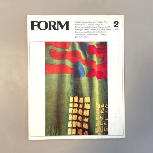 Sweden magazine form - form, 1966