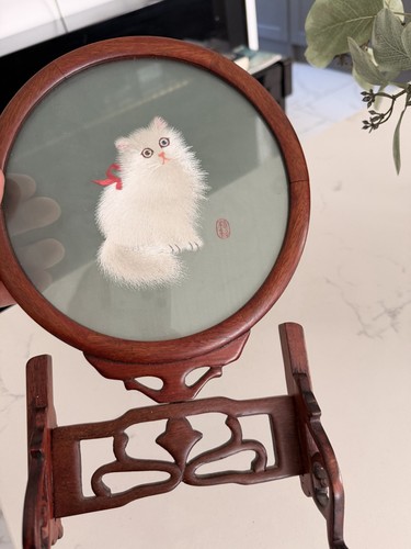 Double sided silk embroidery - sided,