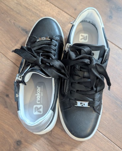 Rieker soft black zip - soft,