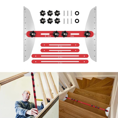 Set stair tread template - stair,
