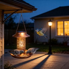 Solar Powered Vintage Bird